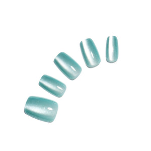 baby blue press on nails