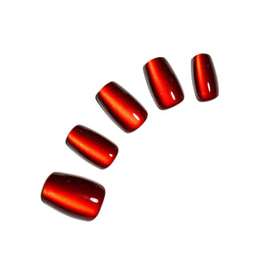 red press on nails