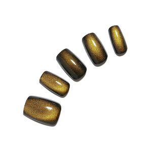 bronze press on nails