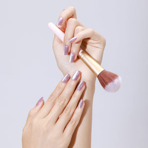 chrome press on nails