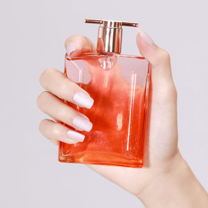 Neutral matte square press-on nails, solid nude shade