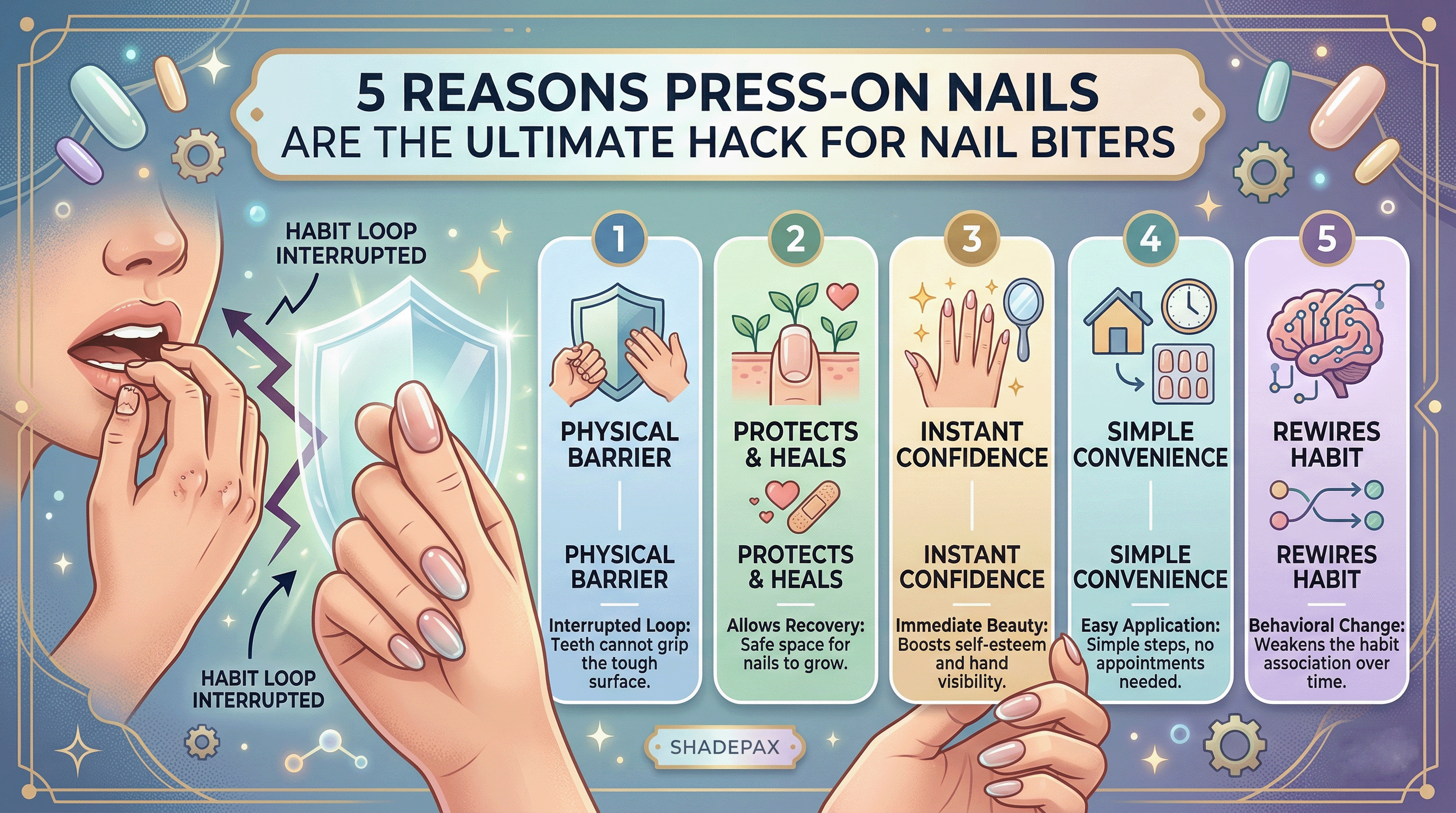 5 Reasons Press On Nails Are the Ultimate Hack for Nail Biters