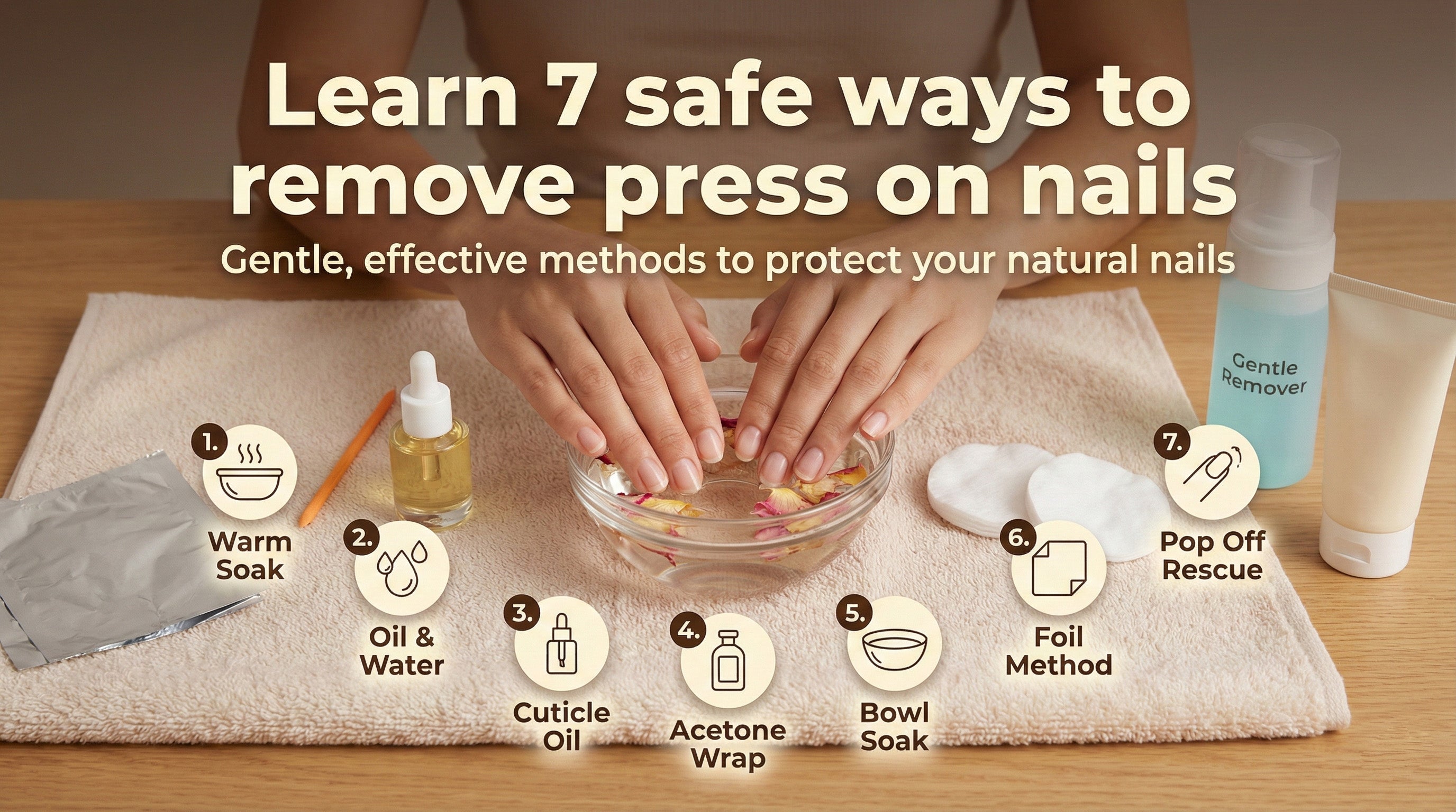7 methods to remove press on nail guide