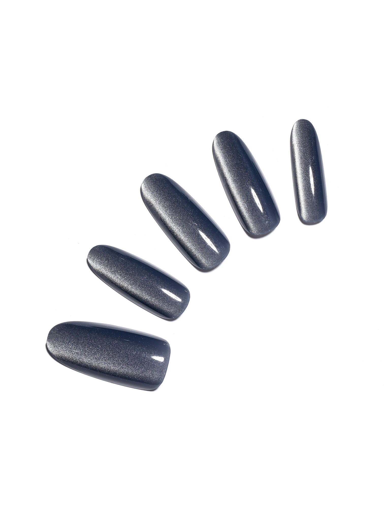 dark blue press on nails
