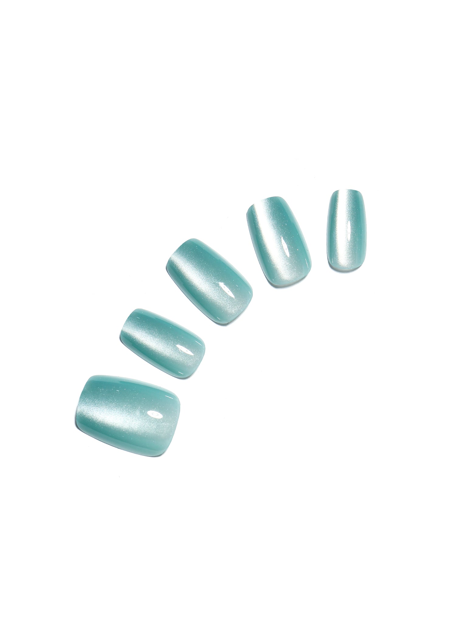 baby blue press on nails